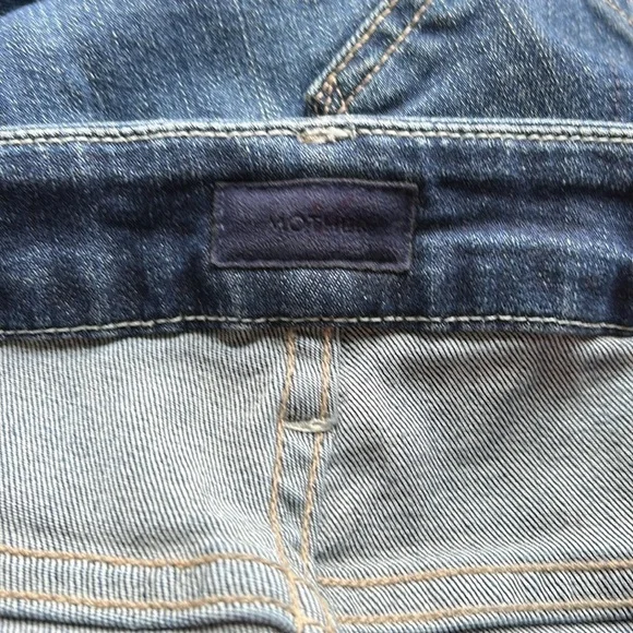 MOTHER High Waisted Looker Jean Ankle Fray Close to the Edge Sz 30 - Picture 11 of 16